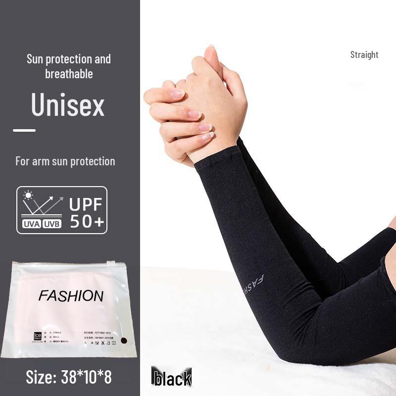 Women's Cycling Ice Silk Sleeves – Breathable UV Protection for Summer Outdoor Sports