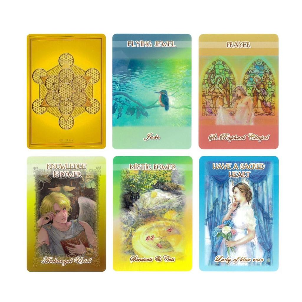Guided Healing Oracle Cards Healing Vibration Art Therapist Rukana 45 Cards with Japanese Instructions [Authentic]