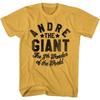 Andre The Giant 8ème Merveille du Monde Icône Gingembre T-shirt