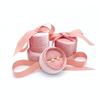 Pink Velvet Bow Tie Ribbon Velvet Jewelry Box Necklace Ring Jewelry Box