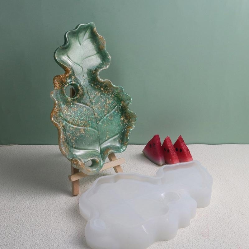 Resin Tray Mold Silicone Jewelry Tray Molds Irregular Epoxy Resin Casting Molds Storage Box Gypsum Plsater Mould Decors