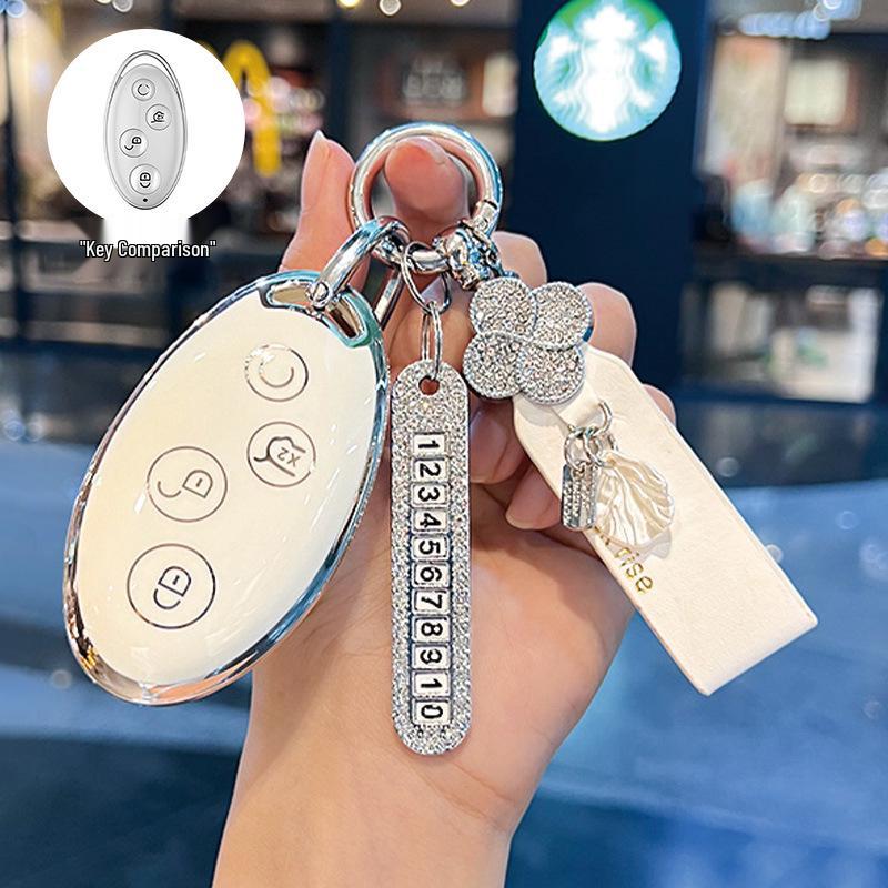 BYD Song Max/Yuan/Qin Pro/EV360/S7 Klasický kryt klíče od auta s přezkou.