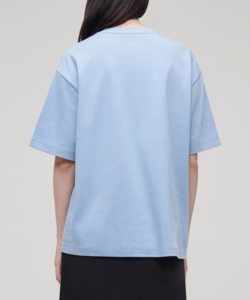 MUSINSA STANDARD WOMAN Women'S Relaxed Fit Crew Neck T-Shirt [Sky Blue]