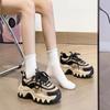 2024 New Sneakers Women Casual White Shoes Fashion Height Increasing Thick Bottom Spring Platform Leather Woman Chunky Sneakers