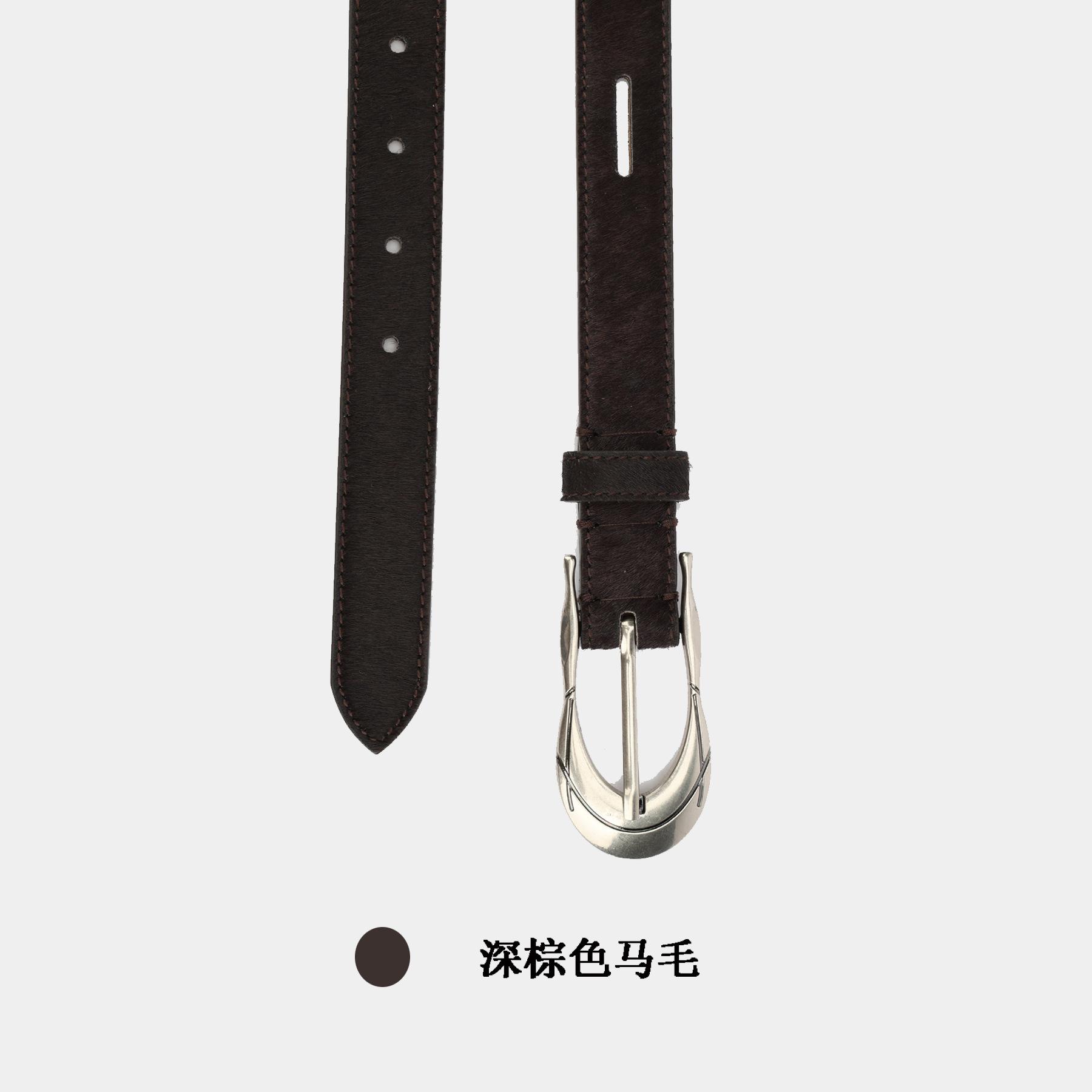 

Кожаный ремень Мужской ремень из первого слоя коровьей кожи Высококачественная мода с джинсами Ремень Женский Гуанчжоу Прямые продажи 115cm темно-коричневого