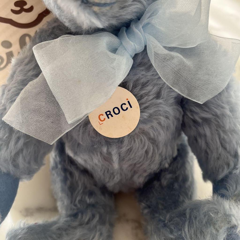[USED] Steiff Croci Blue Teddy Bear