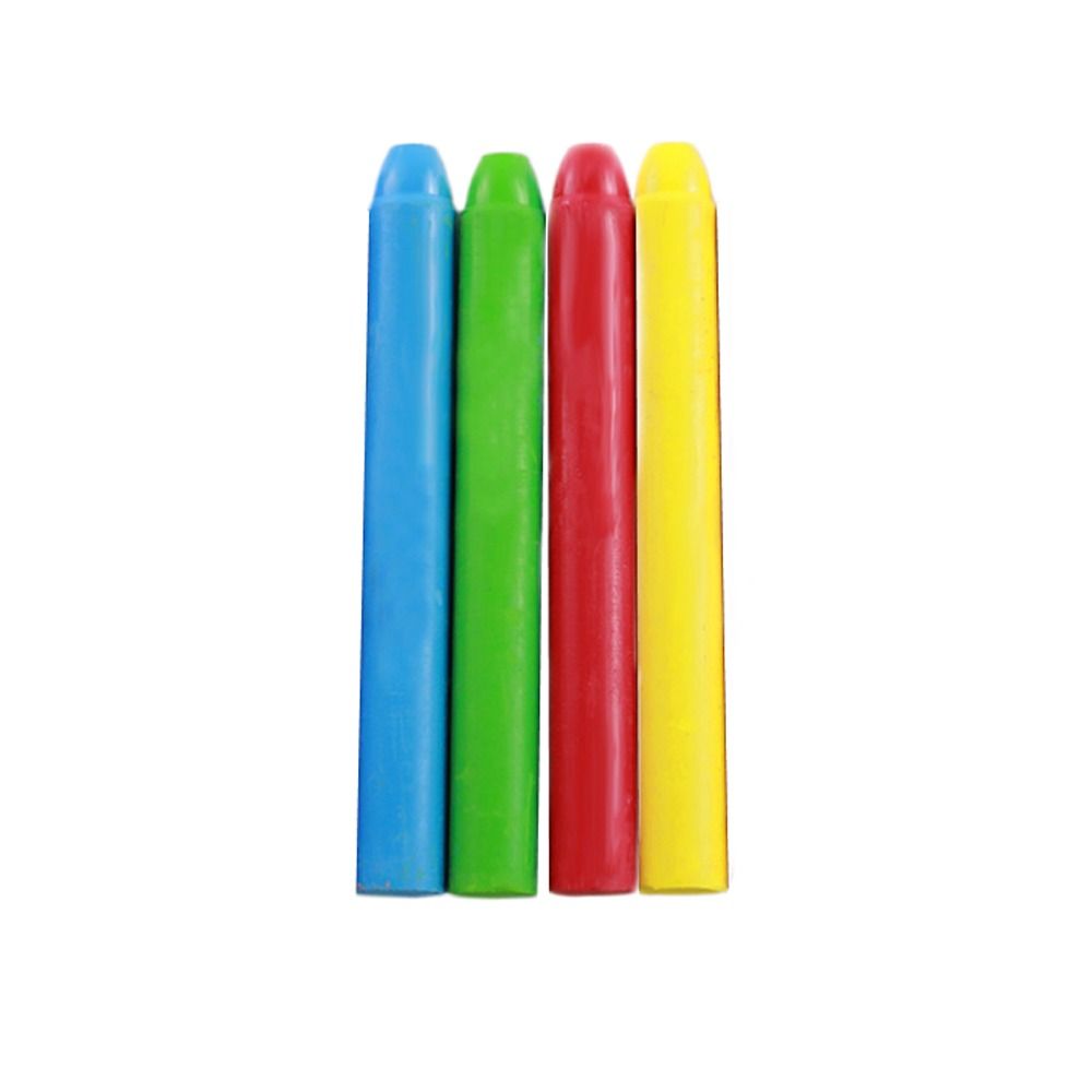 

Non-toxic Dust Free Chalk Drawing Pens Solid Water Chalk Creative Teacher Chalk For School 4Pcs