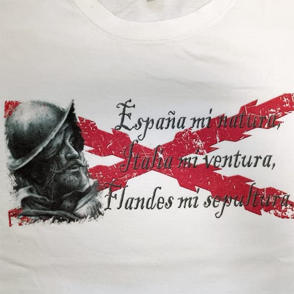 Camiseta Soldado Viejo Tercios Españoles Camiseta 100 Algodón S