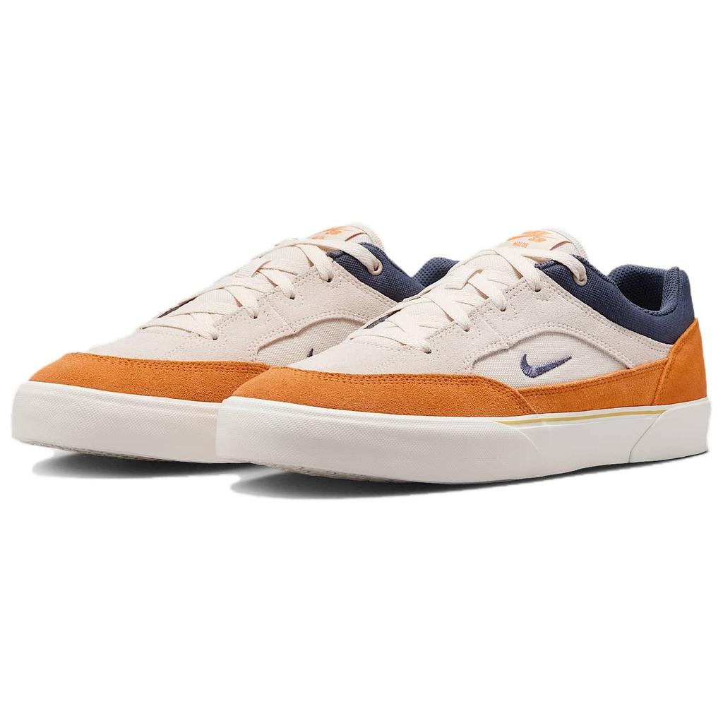Nike Malor SB Monarch Thunder Blue Unisex Sneakers Orange Light-Orewood-Brown Sail FV6064-103