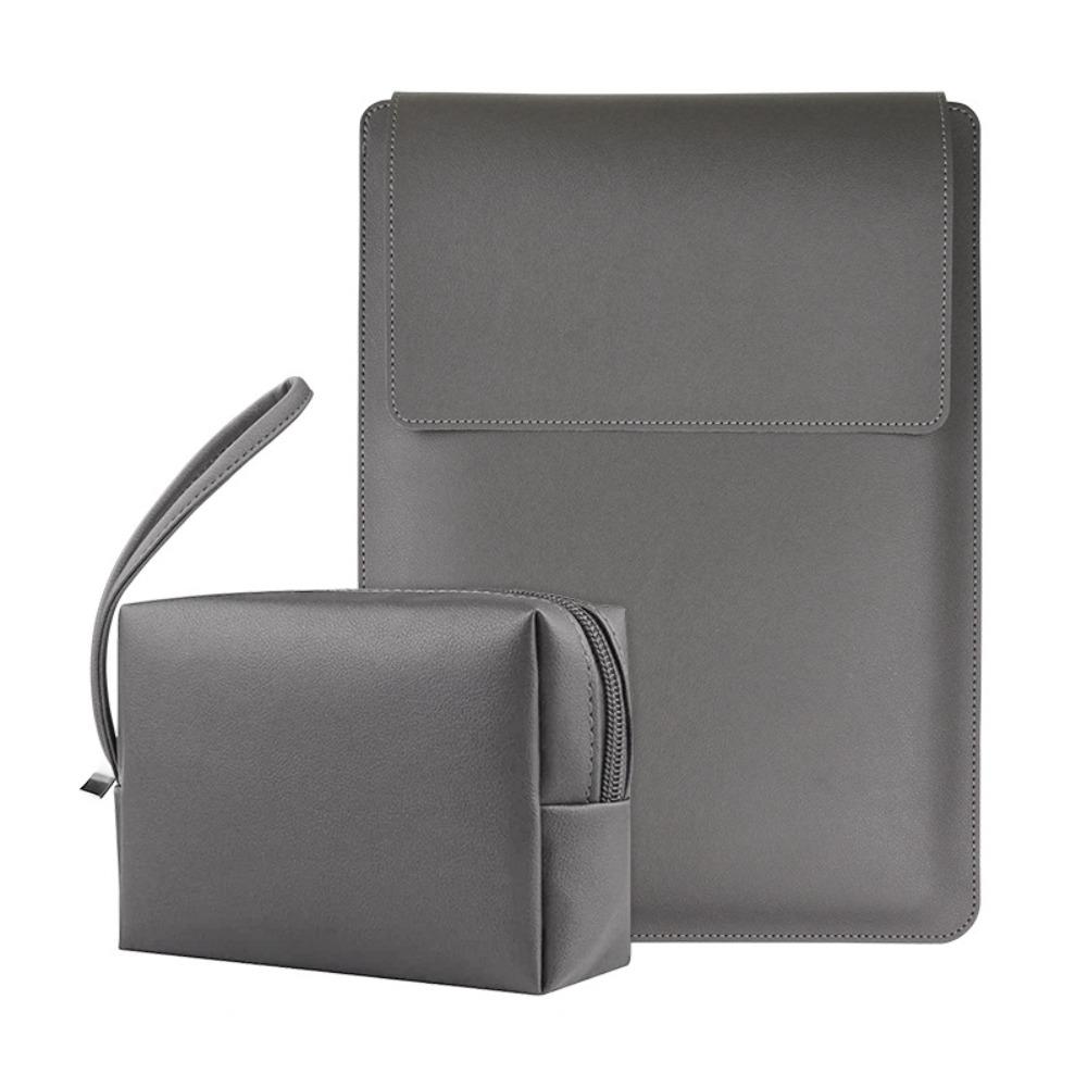 PU Leather Laptop Sleeve Case Bracket Design Laptop Bracket Inner Bag  15/16 Inch Universal
