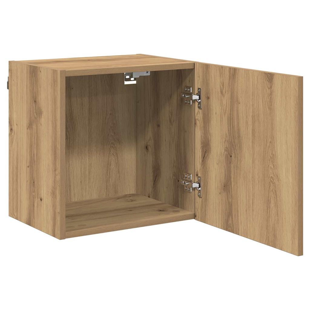 Wall Mounted TV Cabinet 40.5x30x40cm Artisan Oak Engineered Wood