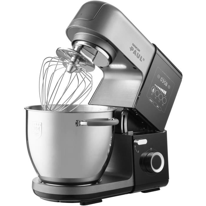 Multifunction Pastry Robot - Sencor - STM 8970 Paul 3 - 1800 W - 6.7 L Stainless Steel Bowl - Blender - Meat Grinder - 8 Speeds