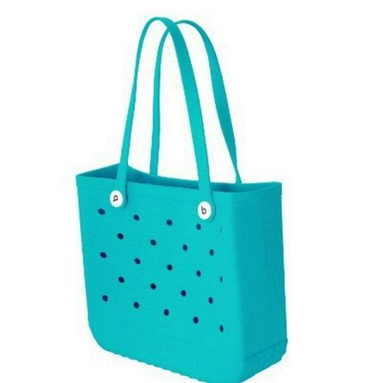 EVA Waterproof Beach Bag - Large Capacity, Easy-Clean, Outdoor Swim Tote with Holes