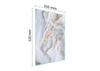 GLASS CUTTING BOARD 35x52 Marble