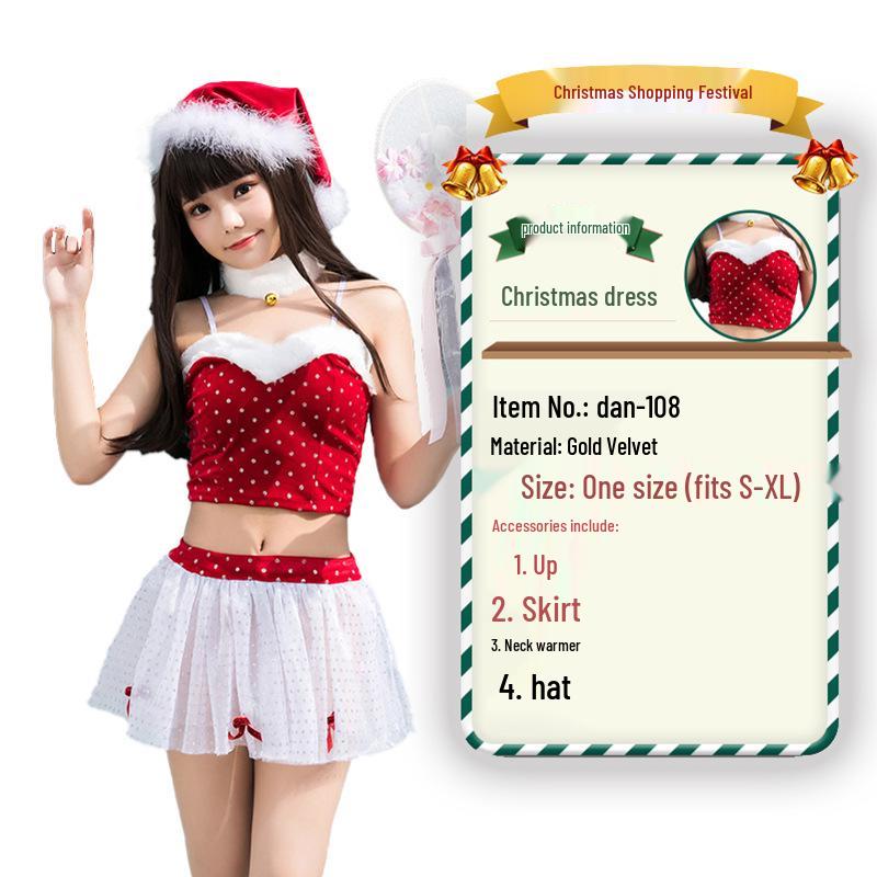 2023 Weihnachtsmann Weihnachtskostüm und Cosplay-Outfit-Set