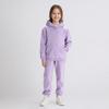 Lässige Kinder Kapuzen-Trainingsanzüge Herbst Winter Fleecegefütterter Hoodie + Hose Kleinkind Junge Mädchen Kleidung Set