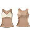 Seamless Shaping Top with Removable Pads and Integrated Bra