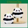 Cute And Charming Panda Plush Keychain Soft Short Plush Panda Doll Bag Charm