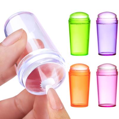 Nagelsiegel Transparent Mit Abdecksiegel Volltransparent Griff Druckkopf Mit Schaber Werkzeugsatz