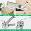 Heavy Duty Lid Support Hinges Soft Close Folding Lid Stay Hinge 75°/ 90° / 110°