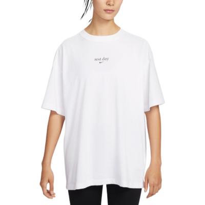 Dri-Fit Oversized Moisture-Wicking Crew Neck T-Shirt Women Tops IQ2757-100