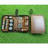 Golf Tool Bag Multifunctional Golf Accessory Bag Portable Large Capacity Storage Leather Bag For Golf Equipment And Accessories