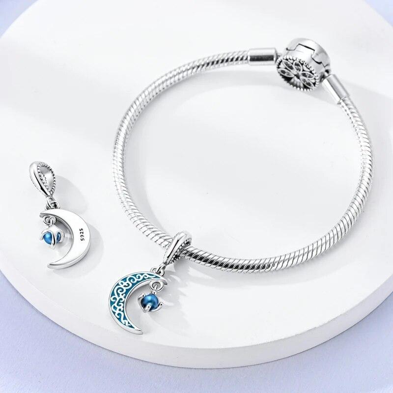 Breloques adaptées au nouveau Bracelet Original en argent Sterling 100% 925, sorcière magique, château lumineux, coon, fabrication délicate de bijoux à bricoler soi-même