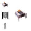 Halloween Spider Round Web Tablecloth Topper Premium Quality Classic Party Decor