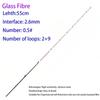 Boat/Raft Rod Tip Spare Soft Tail Half/All Titanium Alloy Repair Parts Refit Replacement Fishing Rod Tip 45/55/60cm