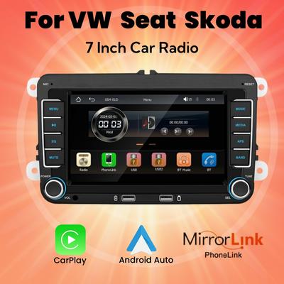 Android Autorádio pro Volkswagen Golf 5 6 Polo Passat B6 B7 CC Škoda Jetta Univerzální Multimediální Bezdrátové pro Carplay Auto Obrazovka