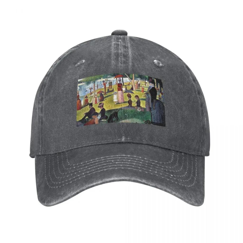 A Sunday On La Grande Jatte Baseball Cap Dropshipping Beach Hat Luxury Cap Winter Hat Womens Beach Visor Unisexs