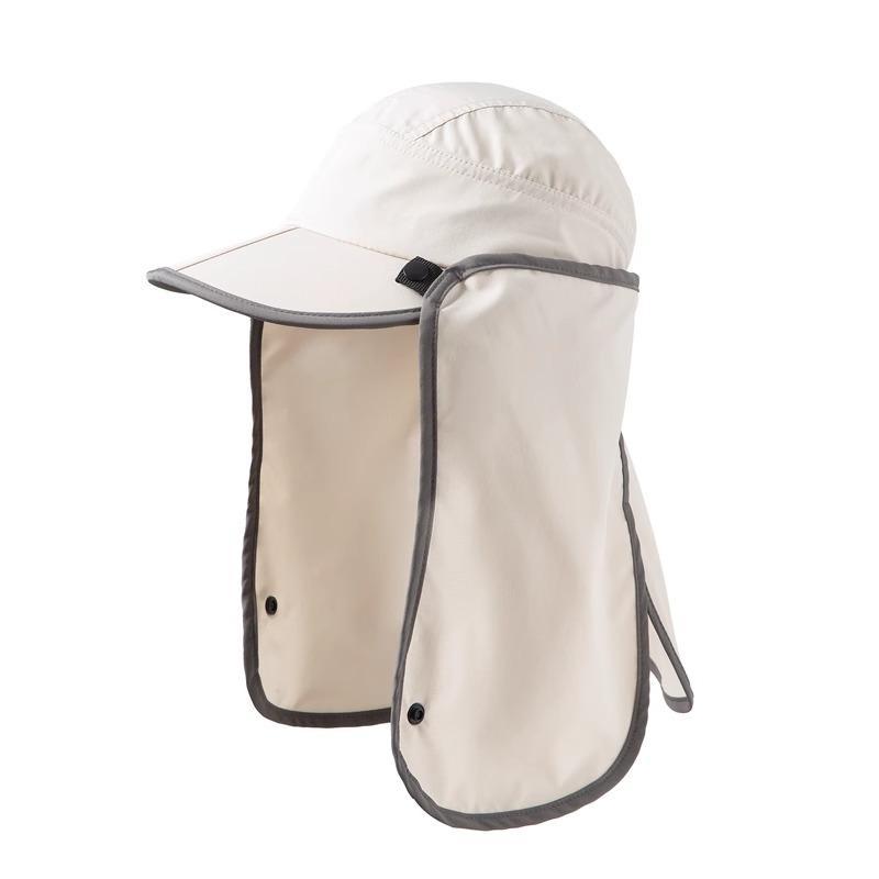 Summer Outdoor Sun Protection Hat Men's Fishing Hat UV Protection Neck Protection Sun Protection Bike Hiking Mountaineering Sun Hat Thin