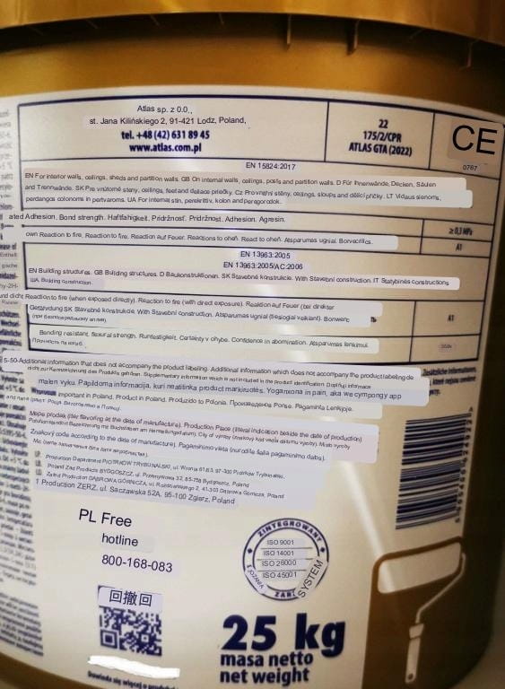 Gta Super White Polymer Plaster 25 Kg