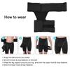 Brthable Unisex Hip Thigh Support Brace Muscle Strain Prevention Belt Sports  or