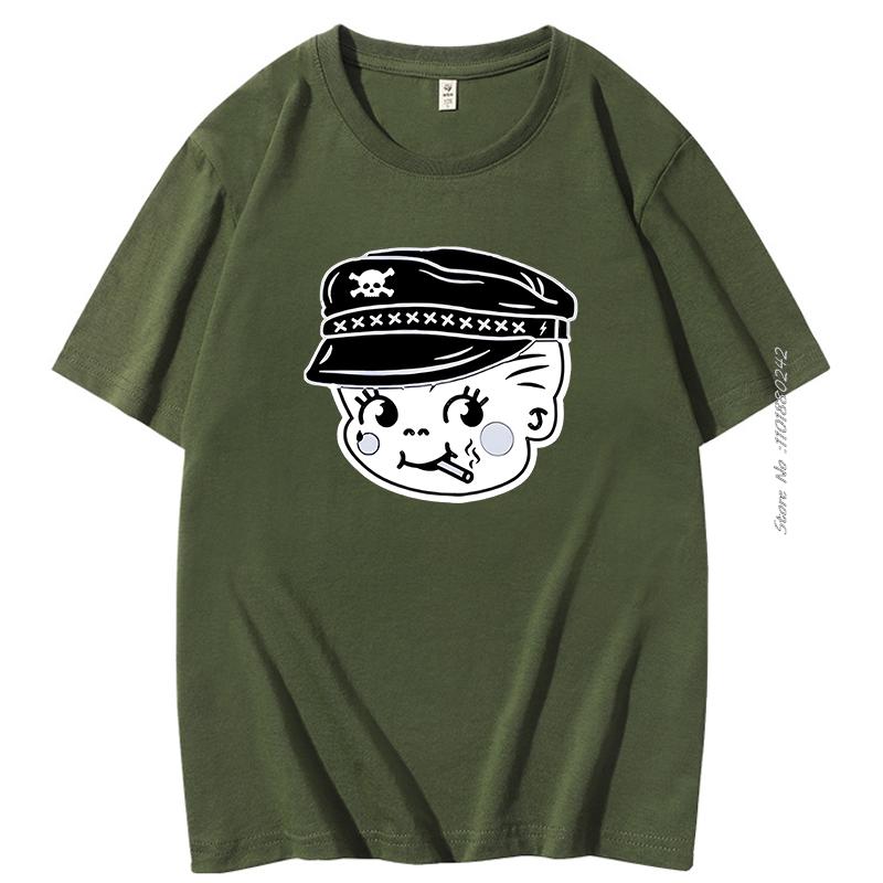 Summer Cotton Tshirt Unique Style Men Tshirt The Bad Kewpie Graphic T Shirts Streetwear Short Sleeve Tshirts Mens Clothes