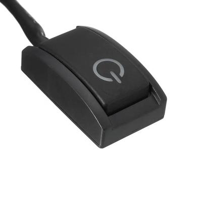DC12V 200mA 2.4W LED Light Car Push Button Latching Turn ON/OFF Switch Plastic Button Switch With LED Light