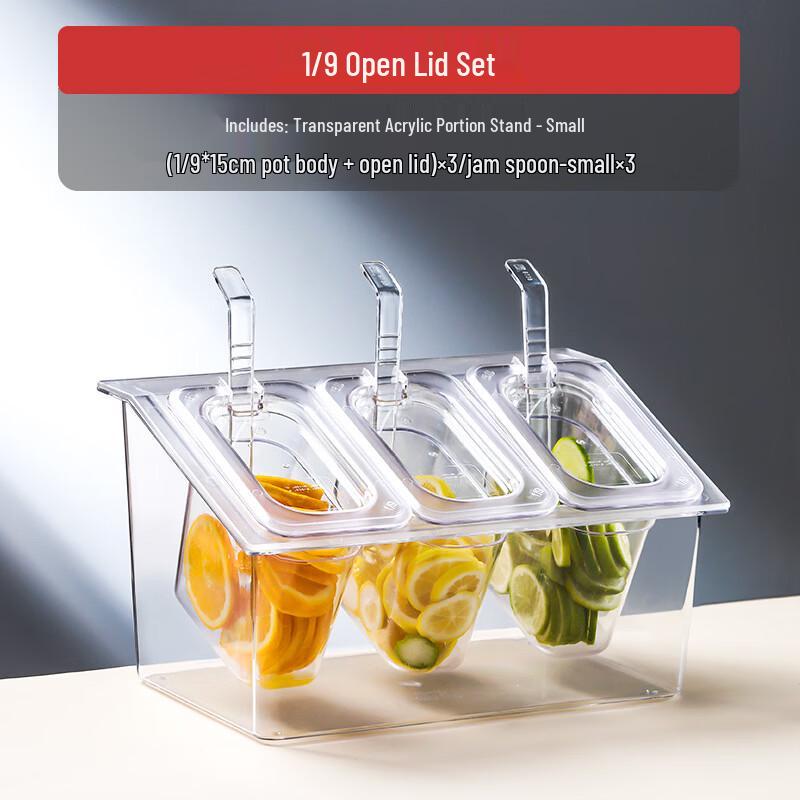 Handun Transparent Plastic Gastronorm Container Set