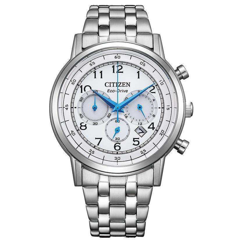 

CITIZEN Ecology Drive Collection Light Powered Quartz Movement Stainless Steel Strap Watch 42mm CA4630-53A White Dial