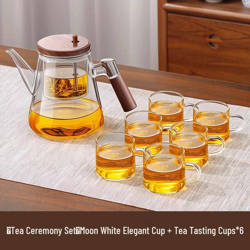 Zhicheng Jiamei Glass Tea Infuser with Wooden Handle