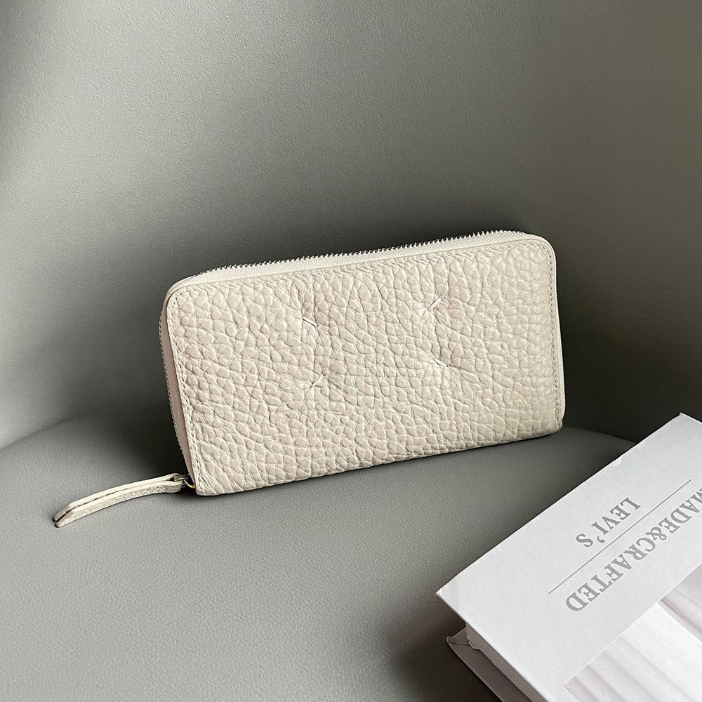 2025 New Women Wallets Long Genuine Leather Wallet Branded Style Thread Purse First Layer of Cowhide Clutch Bag Phone Clutches