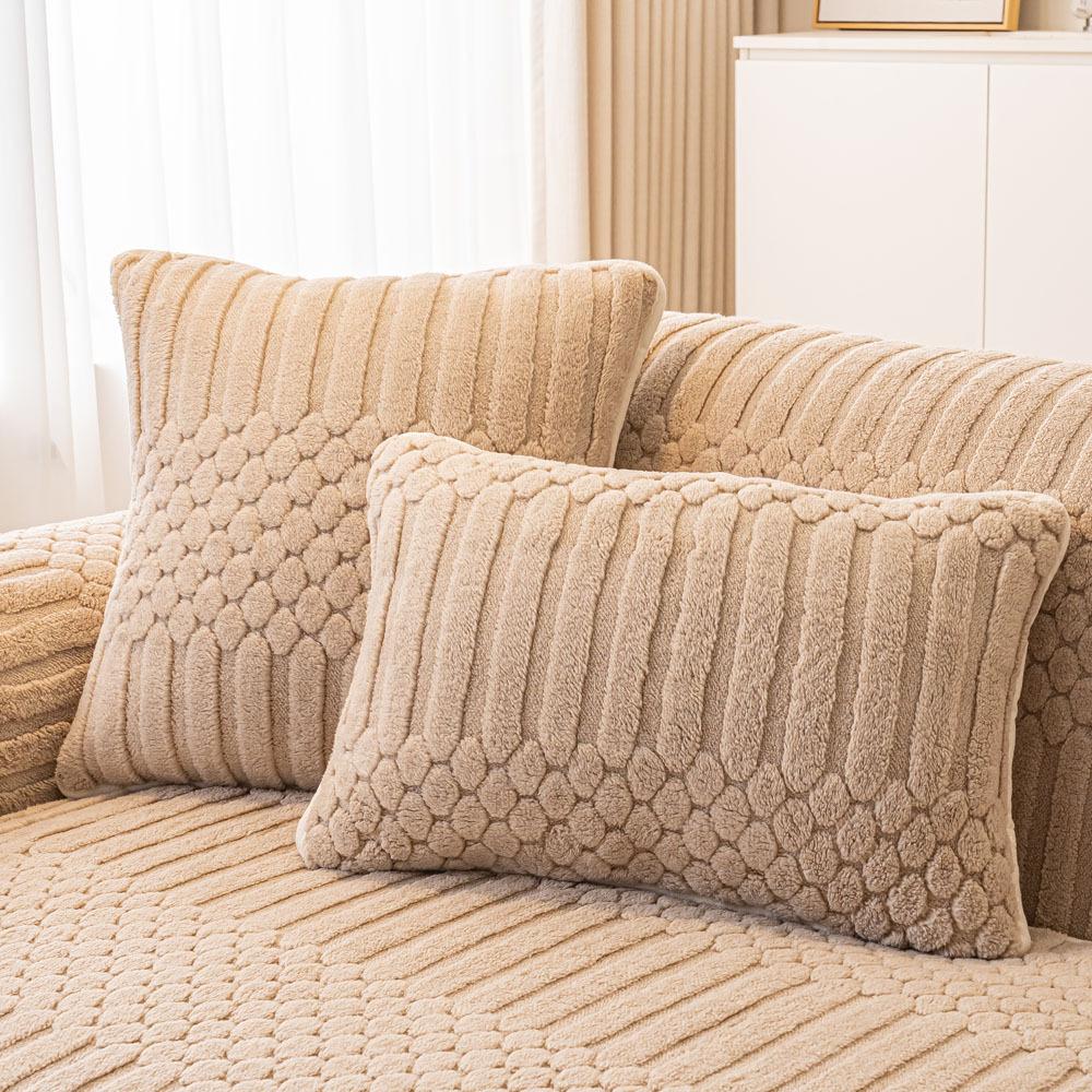 Sofabezug Haustier Hundefreundlich Sofabezug Flauschig Rutschfest Überwurf Atmungsaktiv für Schlafzimmer Büro Wohnzimmer Heimdekor