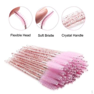 Confezione da 100 Scovolini Spazzolini Monouso per Extension Kit di Strumenti per il Trucco, Facili da Usare e Comodi