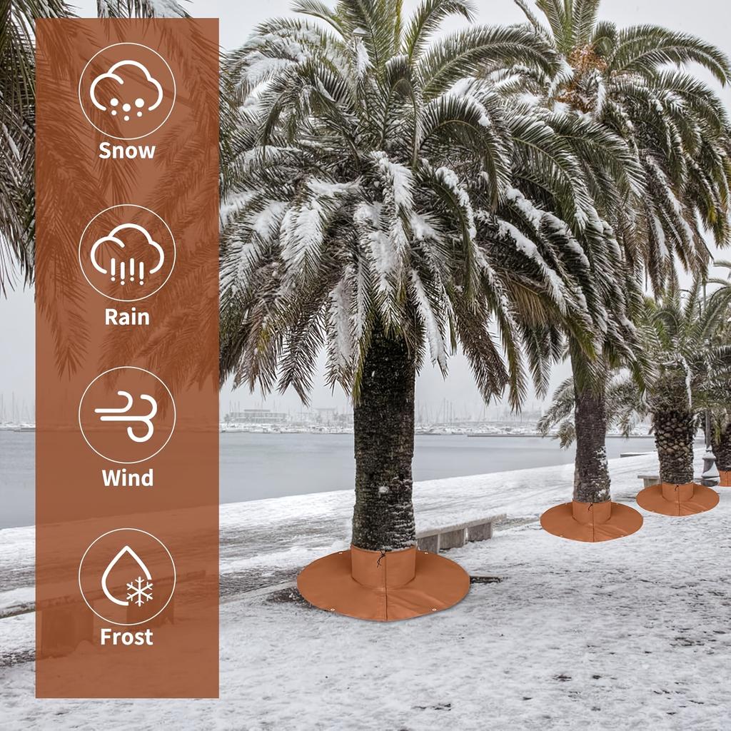 1 Stück Hochwertige Winterpflanzen-Frostschutzabdeckung. Dicke Luftpolsterfolien-Frostschutzabdeckung, ausgestattet mit Erdspieß zur Befestigung