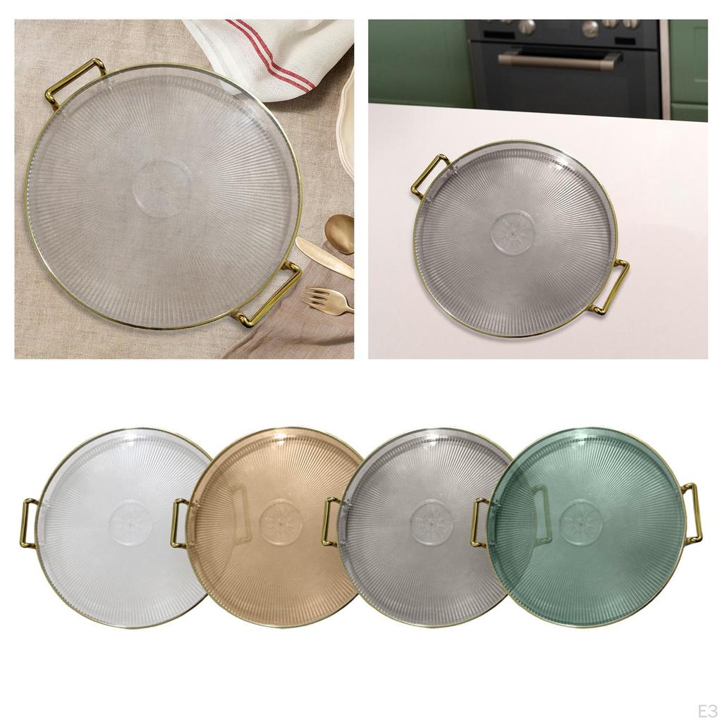 Plate, Serving Tray, Table Decoration, Simple Candy Decorative Tray for Bathroom, Dining