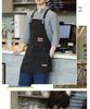 2026 Waterproof Canvas Apron with Logo for Men and Women In Catering and Restaurants
