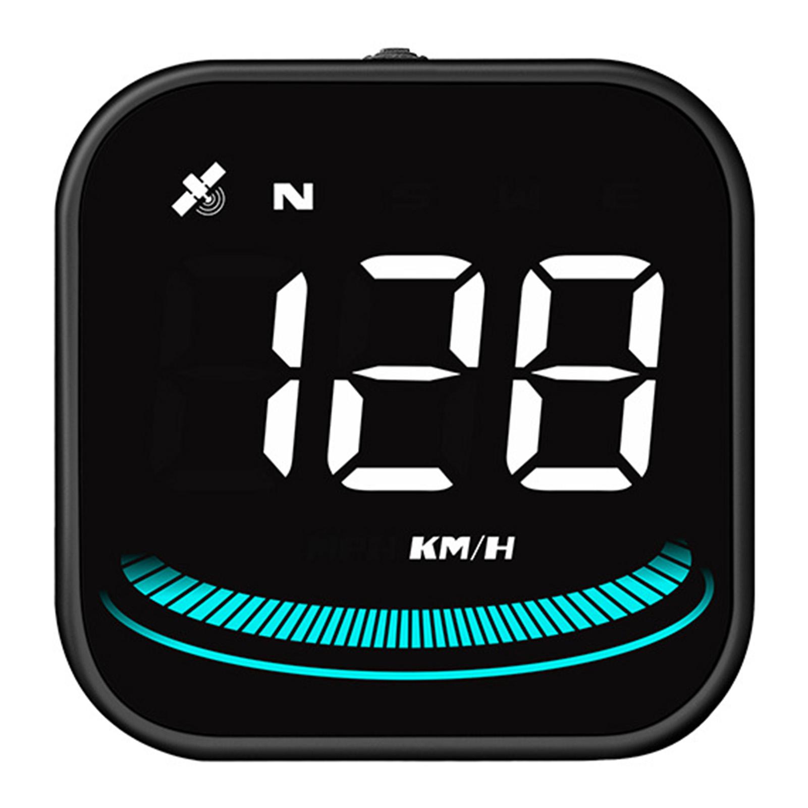 

Автомобильный проекционный дисплей G4 Auto HUD цифровой GPS спидометр с проверкой скорости, проверкой тормозов, сигнализацией превышения скорости, светодиодный дисплей, универсальный чёрный