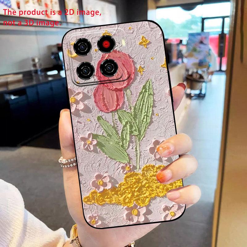 For ZTE Blade A56 Case Cute Cartoon Soft Silicone Phone Cover For ZTE Blade A 56 4G TPU Shockproof Bumper BladeA56 Z2473 Fundas