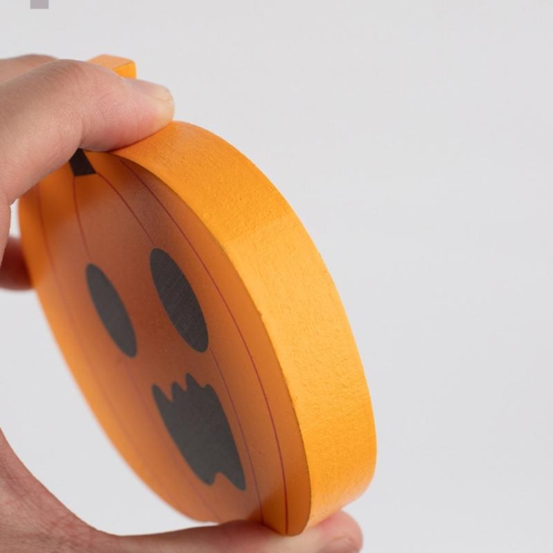 3PCS Spirit Pumpkin Cats Table Sign Wooden Ornaments Halloween Home Tabletop Decoration Festival Parties Supplies