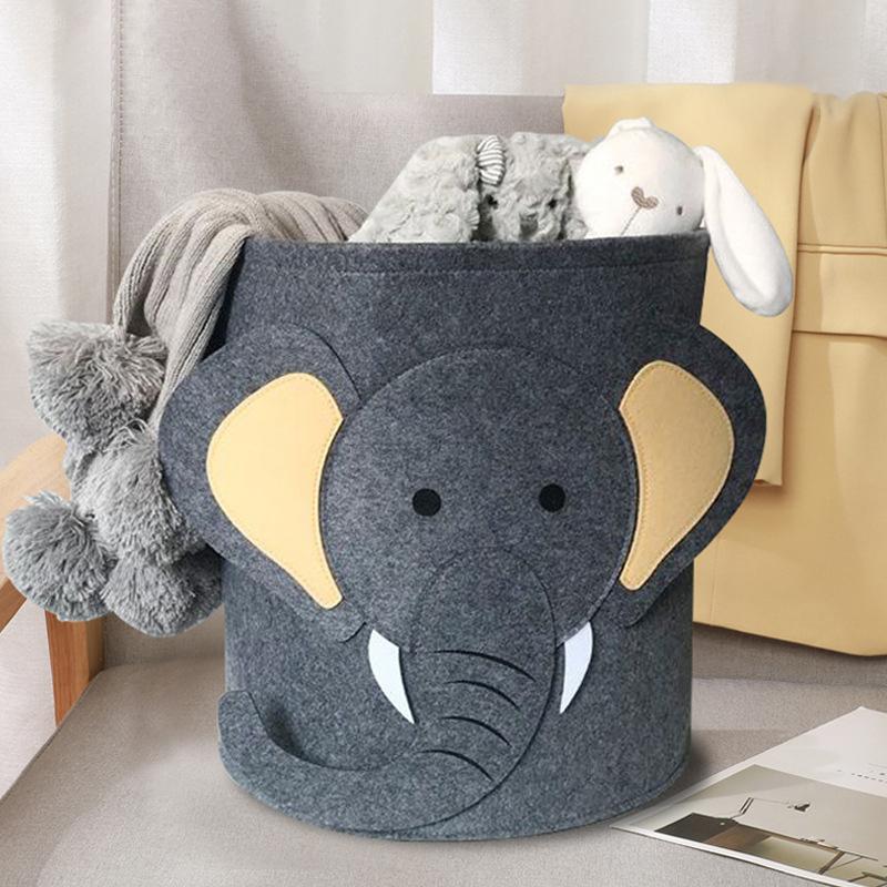 

Большой Вместимости Ведро для Хранения Детских Игрушек Фетровый Мешок для Хранения Большая Корзина для Белья Корзина для Хранения Детских Игрушек Органайзер для Одежды