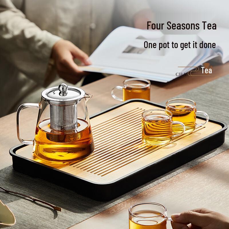 High Borosilicate Glass Brew & Boil Teapot